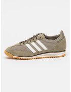 adidas Originals Pantofi sport flatform cu insertii din piele intoarsa SL 72 - Kaki