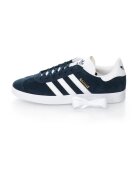 adidas Originals Pantofi sport Gazelle din piele intoarsa - Alb/Bleumarin