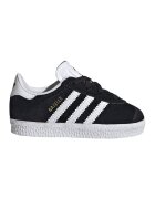 adidas Originals Pantofi sport Gazelle din piele intoarsa si piele - Alb/Auriu/Negru