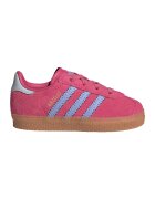 adidas Originals Pantofi sport Gazelle din piele intoarsa si piele - Roz/Albastru