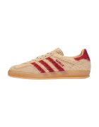 adidas Originals Pantofi sport low-cut cu garnituri din piele intoarsa Gazelle - Rosu/Bej