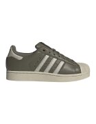 adidas Originals Pantofi sport low-cut din piele Superstar II - Kaki