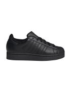 adidas Originals Pantofi sport low-cut Superstar II din piele si piele ecologica - Negru stins