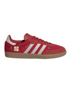 adidas Originals Pantofi sport Samba cu insertii din piele si piele intoarsa - Rosu/Alb