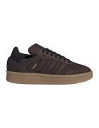 adidas Originals Pantofi sport Samba din piele intoarsa cu insertii din material textil - Maro inchis