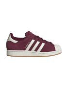 adidas Originals Pantofi sport Superstar II din piele intoarsa - Alb/Violet pruna