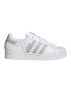 adidas Originals Pantofi sport unisex Superstar II din piele - Gri deschis/Alb murdar