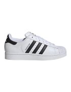 adidas Originals Pantofi sport unisex Superstar II din piele - Negru/Alb optic