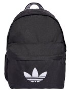 adidas Originals Rucsac cu imprimeu logo contrastant - Alb/Negru/Gri antracit