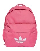 adidas Originals Rucsac cu imprimeu logo contrastant - Alb/Roz zmeuriu/Roz pastel