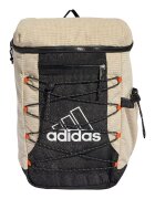 adidas Originals Rucsac cu logo si functii multiple - Bej/Negru stins