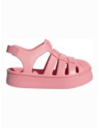adidas Originals Sandale fisherman cu bareta elastica Superstar - Roz deschis