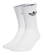 adidas Originals Set de sosete lungi unisex - 2 perechi - Alb/Negru