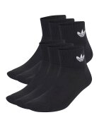 adidas Originals Set de sosete scurte unisex Daily Essentials - 6 perechi - Gri antracit