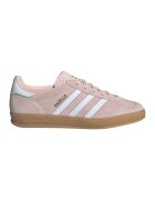 adidas Originals Tenisi din piele intoarsa Gazelle Indoor - Alb murdar/Roz pal
