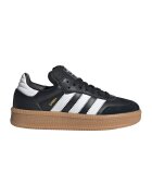 adidas Originals Tenisi din piele si piele intoarsa Samba XLG - Negru