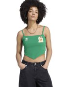 adidas Originals Top crop slim fit Mexico - Verde aquamarin