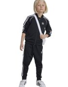 adidas Originals Trening cu fermoar si broderie logo - Alb/Negru