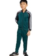 adidas Originals Trening cu fermoar si broderie logo - Alb/Verde padure
