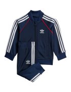 adidas Originals Trening cu imprimeu logo si talie elastica - Rosu/Alb/Bleumarin