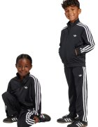 adidas Originals Trening regular fit cu fermoar si benzi contrastante - Alb/Negru