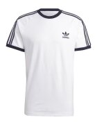 adidas Originals Tricou cu decolteu la baza gatului si maneci raglan - Negru/Alb optic