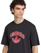 adidas Originals Tricou de bumbac cu imprimeu logo - Rosu/Negru