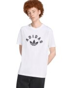 adidas Originals Tricou din bumbac cu imprimeu logo - Alb