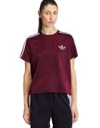 adidas Originals Tricou lejer Firebird - Visiniu/Alb murdar