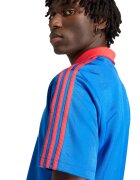 adidas Originals Tricou polo cu logo - Rosu/Albastru royal