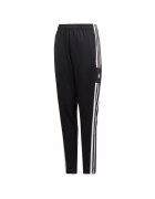 adidas Pantaloni de fotbal pentru copii - Alb/Negru -
