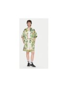 adidas Pantaloni scurti cu model floral si croiala ampla. - Verde/Bej