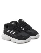 adidas Pantofi sport copii - Falcon El I - alergare - piele ecologica - Cblack/Ftwwht/Ftwwht