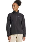 Adidas PERFORMANCE Bluza cu fenta cu fermoar pentru drumetii - Negru