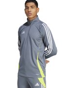 Adidas PERFORMANCE Bluza cu fenta cu fermoar pentru fotbal Trio24 - Gri cenusiu
