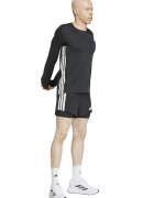 Adidas PERFORMANCE Bluza cu imprimeu logo pentru alergare - Alb/Negru