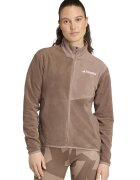Adidas PERFORMANCE Bluza de trening cu fermoar - pentru drumetie - Maro/Maro deschis