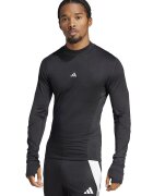 Adidas PERFORMANCE Bluza slim fit cu logo - Negru/Alb optic