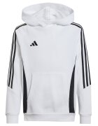 Adidas PERFORMANCE Hanorac cu buzunare kangaroo - pentru fotbal - Alb/Negru