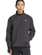 Adidas PERFORMANCE Jacheta cu fermoar si fente pentru degete - pentru alergare - Negru