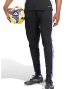 Adidas PERFORMANCE Pantaloni conici pentru fotbal Squadra 25 - Albastru pastel/Negru
