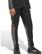 Adidas PERFORMANCE Pantaloni cu slituri cu fermoar - pentru fotbal - Negru/Gri