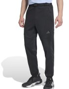 Adidas PERFORMANCE Pantaloni de trening cu buzunare laterale si logo - Negru