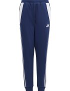 Adidas PERFORMANCE Pantaloni de trening din amestec de bumbac - pentru fotbal - Alb/Albastru royal