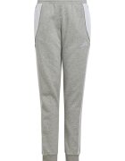 Adidas PERFORMANCE Pantaloni de trening din amestec de bumbac - pentru fotbal - Alb/Gri
