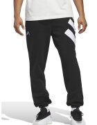 Adidas PERFORMANCE Pantaloni pentru baschet cu logo - Alb/Negru