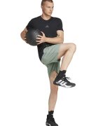 Adidas PERFORMANCE Pantaloni scurti cu buzunare cu fermoar pentru fitness - Gri cenusiu