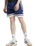 Adidas PERFORMANCE Pantaloni scurti cu detaliu logo pentru fotbal - Albastru inchis/Alb optic