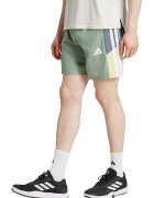 Adidas PERFORMANCE Pantaloni scurti cu logo - pentru antrenament - Galben pal/Verde deschis