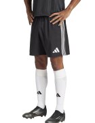 Adidas PERFORMANCE Pantaloni scurti cu logo pentru fotbal - Negru stins/Alb murdar